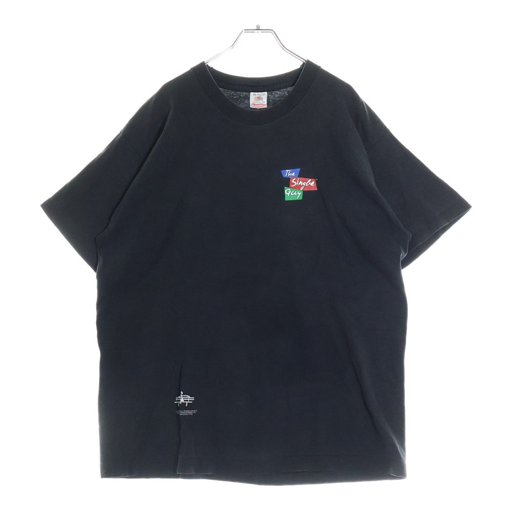 VINTAGE(ヴィンテージ) 90s THE SINGLE GUY DRAMA TEE シングルガイ フロントプリント Tシャツ 半袖カットソー ブラック