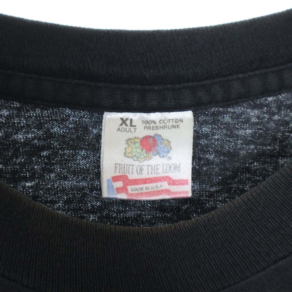 VINTAGE(ヴィンテージ) 90s THE SINGLE GUY DRAMA TEE シングルガイ フロントプリント Tシャツ 半袖カットソー ブラック