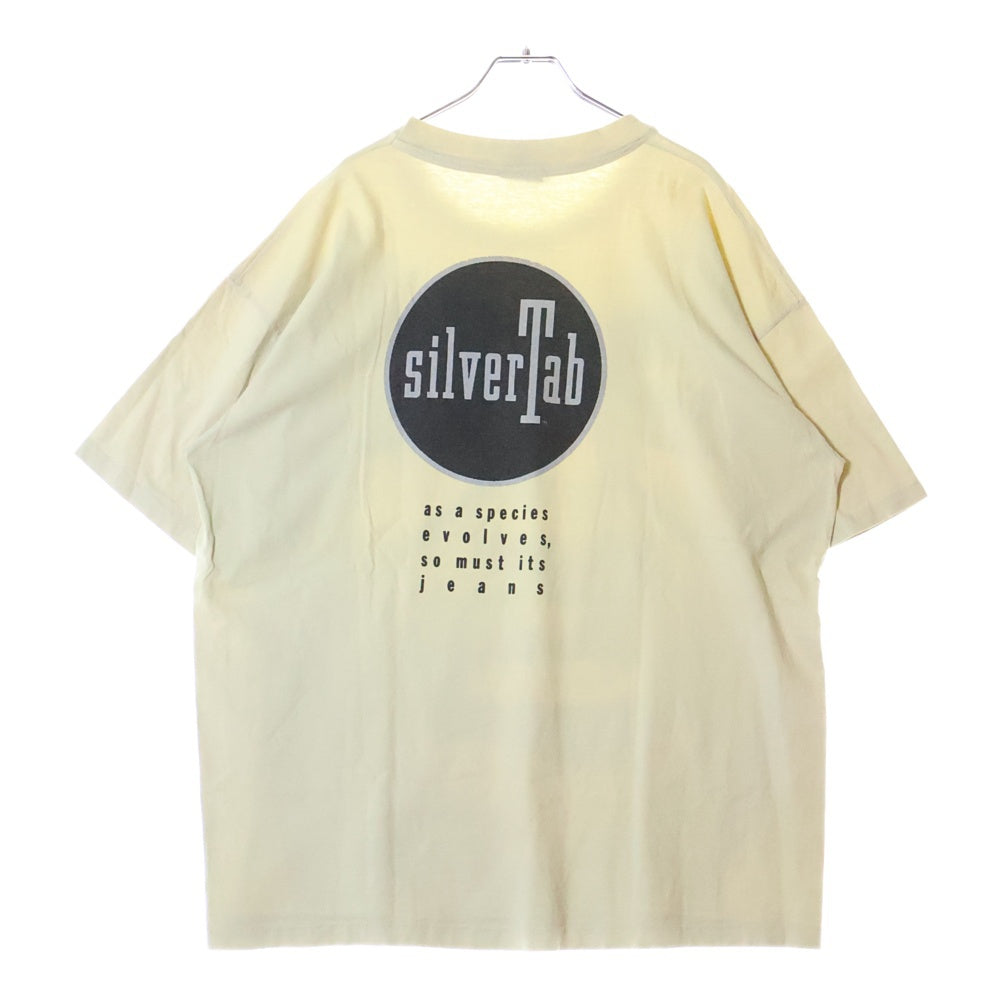 VINTAGE(ヴィンテージ) 90s Levi's Silver Tab リーバイス シルバータブ オーバープリント Tシャツ 半袖カットソー イエロー