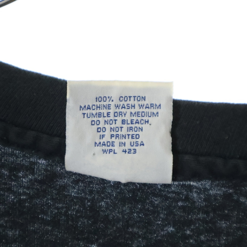 VINTAGE(ヴィンテージ) 90s Levi's AMERICAN ORIGINAL リーバイス フロントプリント Tシャツ 半袖カットソー ブラック