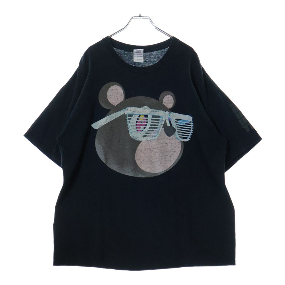 VINTAGE(ヴィンテージ) 00s Kanye West Glow In The Dark Tour Kanye Bear カニエ ウェスト ベアー Tシャツ 半袖カットソー ブラック