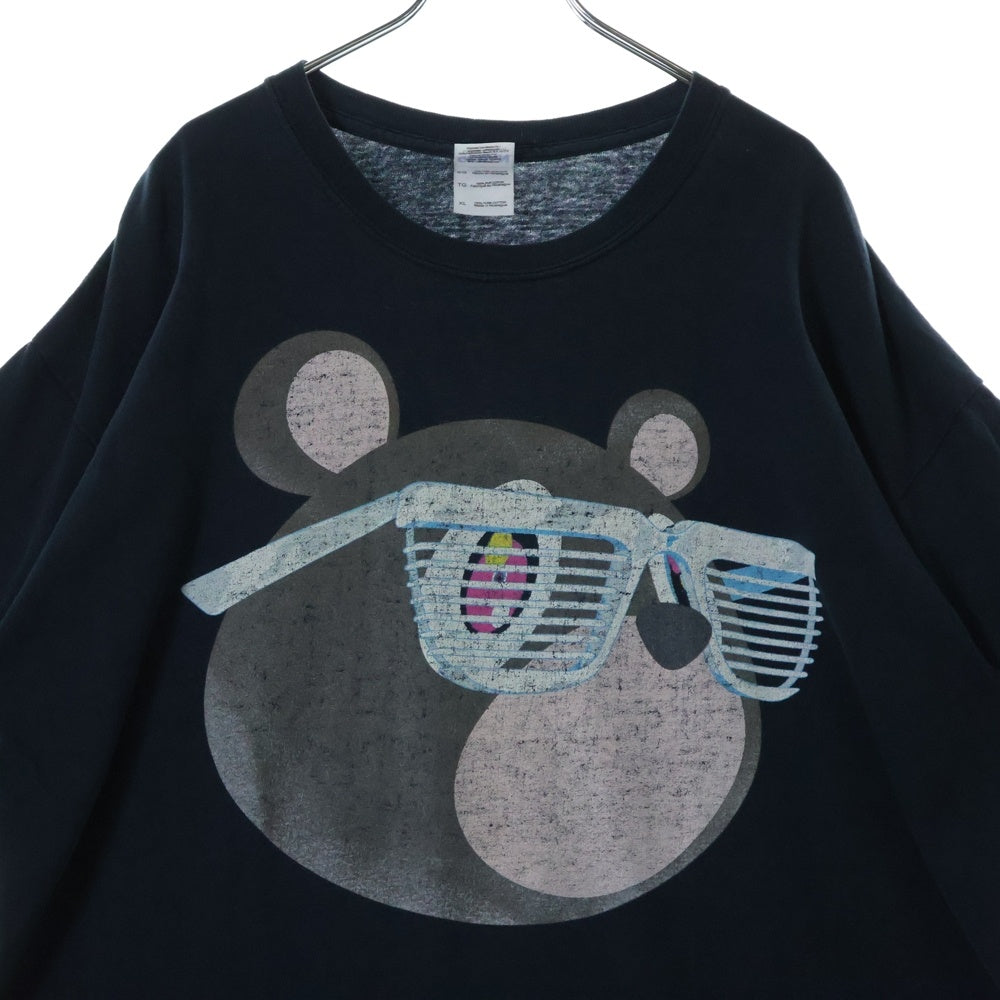 VINTAGE(ヴィンテージ) 00s Kanye West Glow In The Dark Tour Kanye Bear カニエ ウェスト ベアー Tシャツ 半袖カットソー ブラック