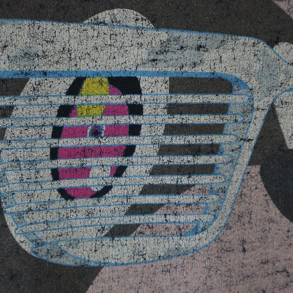 VINTAGE(ヴィンテージ) 00s Kanye West Glow In The Dark Tour Kanye Bear カニエ ウェスト ベアー Tシャツ 半袖カットソー ブラック