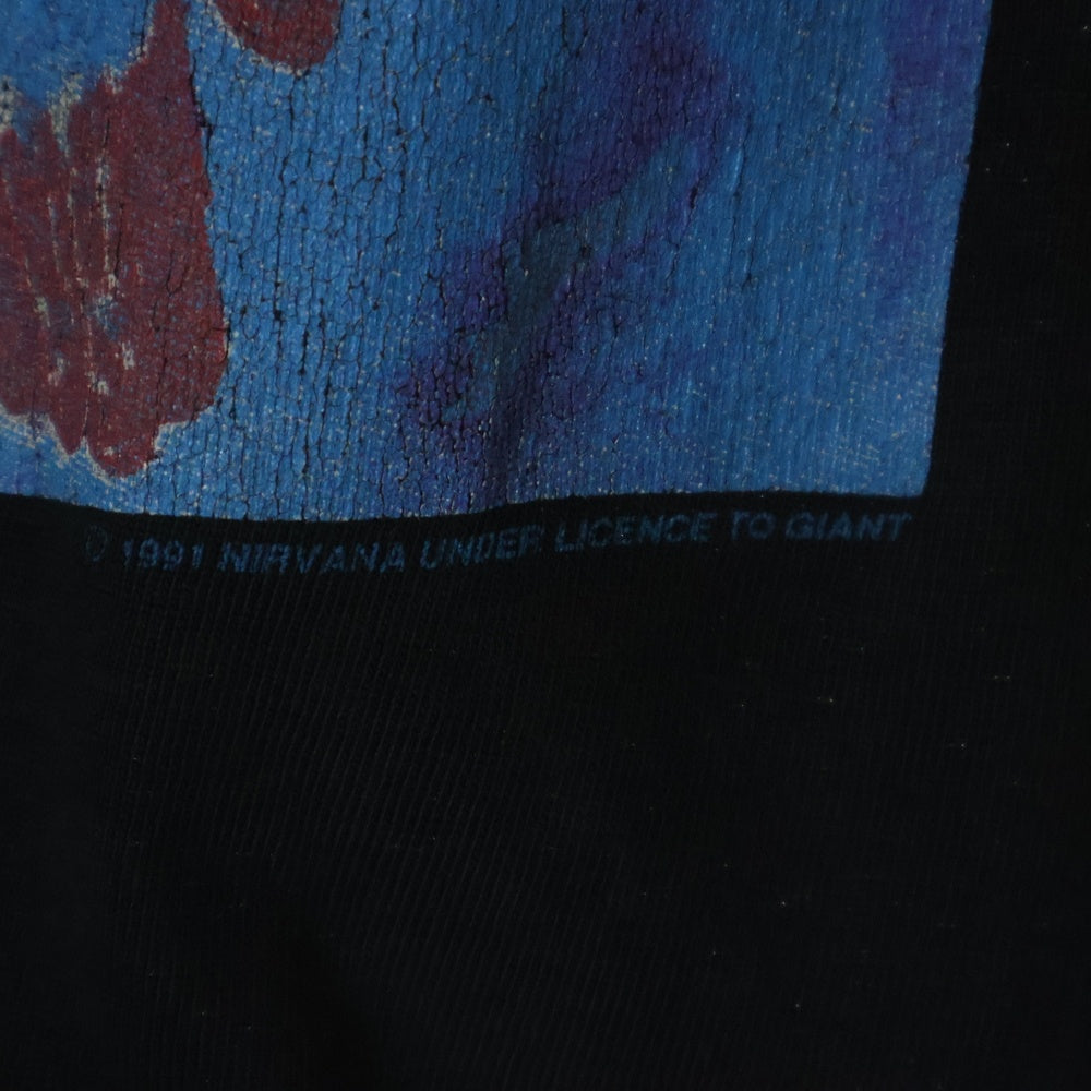 VINTAGE(ヴィンテージ) 90s NIRVANA SLIVER ニルヴァーナ スリバー Tシャツ 半袖カットソー ブラック