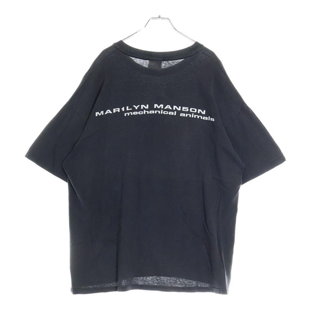VINTAGE(ヴィンテージ) 90s MARILYN MANSON MECHANICAL ANIMALS マリリンマンソン メカニカル アニマルズ Tシャツ 半袖カットソー ブラック