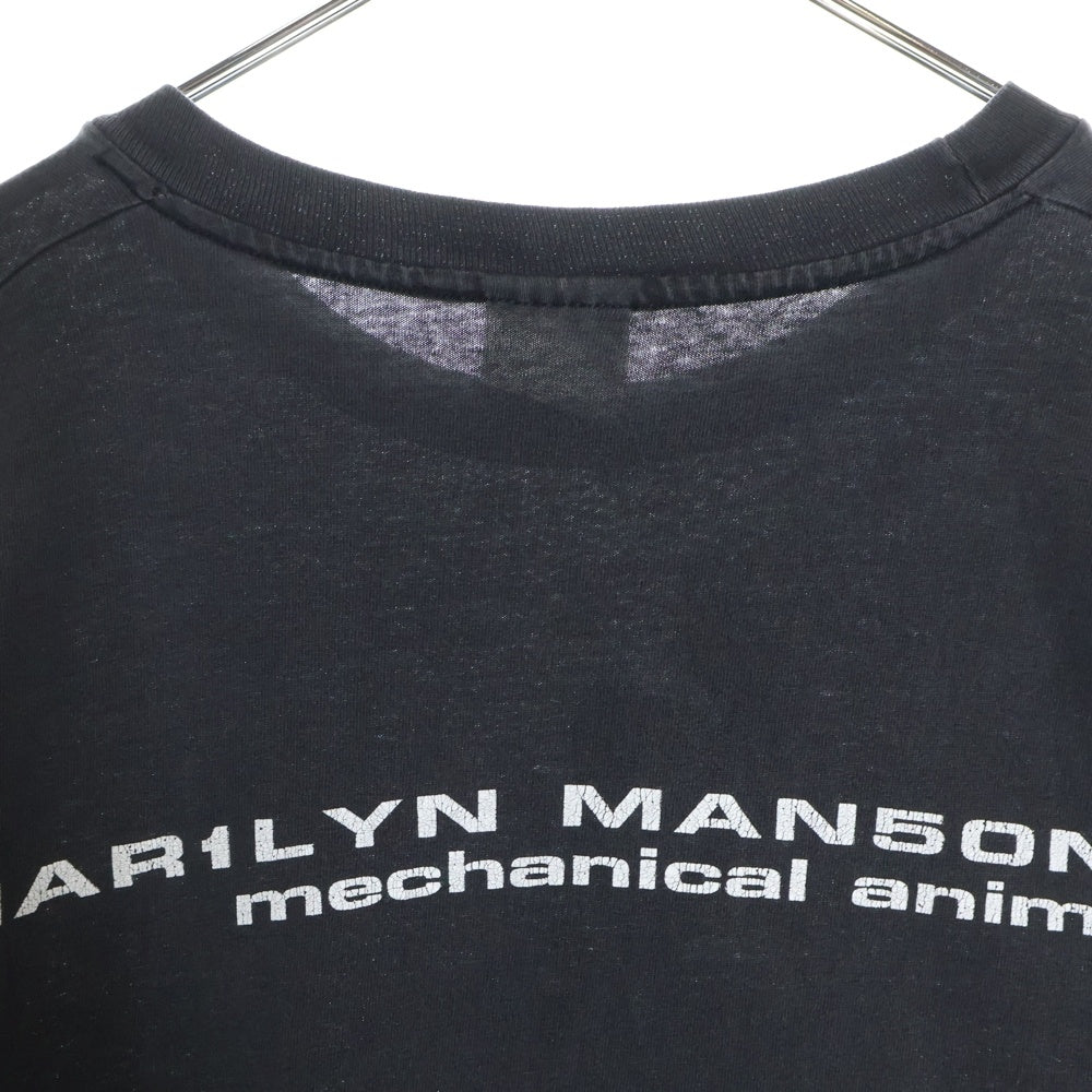 VINTAGE(ヴィンテージ) 90s MARILYN MANSON MECHANICAL ANIMALS マリリンマンソン メカニカル アニマルズ Tシャツ 半袖カットソー ブラック