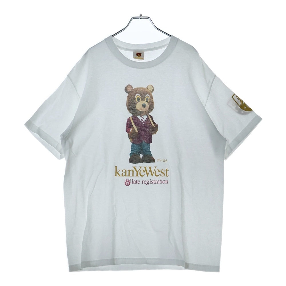 VINTAGE(ヴィンテージ) 00s Kanye West Late Registration Kanye Bear カニエ ウェスト ベアー Tシャツ 半袖カットソー ホワイト