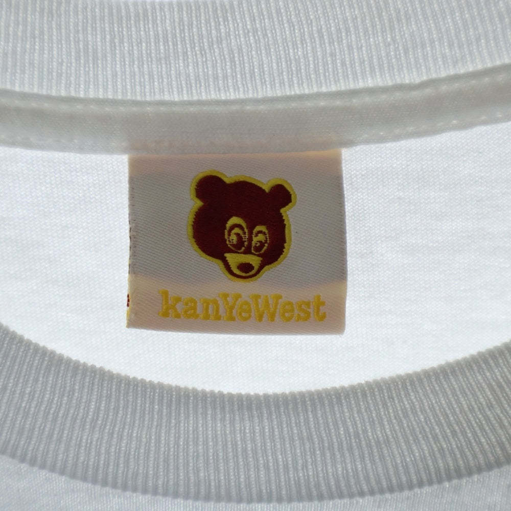 VINTAGE(ヴィンテージ) 00s Kanye West Late Registration Kanye Bear カニエ ウェスト ベアー Tシャツ 半袖カットソー ホワイト