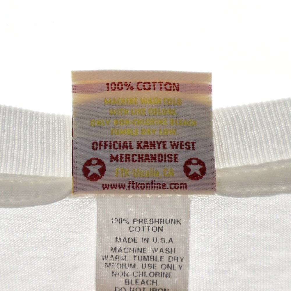 VINTAGE(ヴィンテージ) 00s Kanye West Late Registration Kanye Bear カニエ ウェスト ベアー Tシャツ 半袖カットソー ホワイト