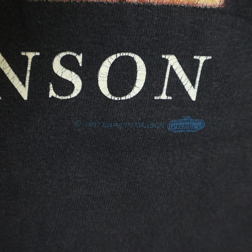 VINTAGE(ヴィンテージ) 90s MARILYN MANSON BEAUTIFUL PEOPLE マリリンマンソン ビューティフル ピープル Tシャツ 半袖カットソー ブラック