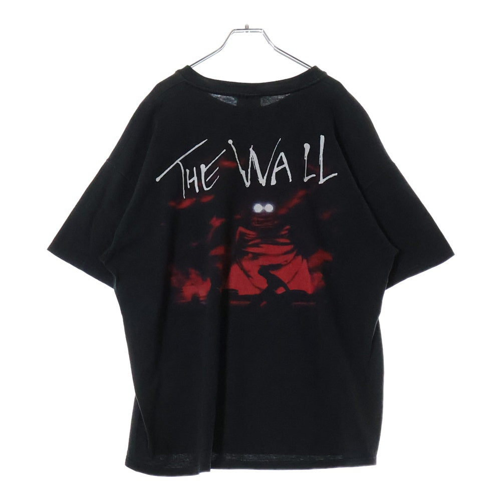 VINTAGE(ヴィンテージ) 90s PINK FLOYD THE WALL ピンクフロイド ザウォール 両面プリント Tシャツ 半袖カットソー ブラック