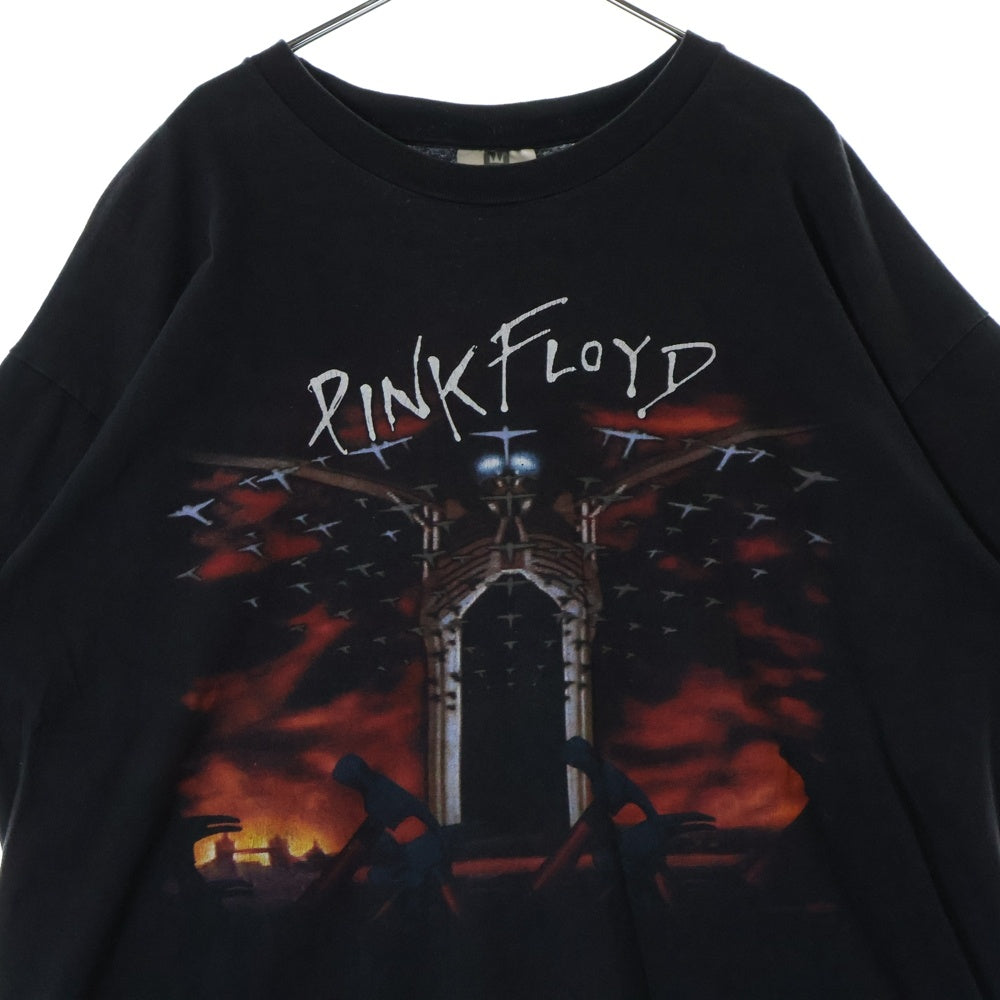 VINTAGE(ヴィンテージ) 90s PINK FLOYD THE WALL ピンクフロイド ザウォール 両面プリント Tシャツ 半袖カットソー ブラック