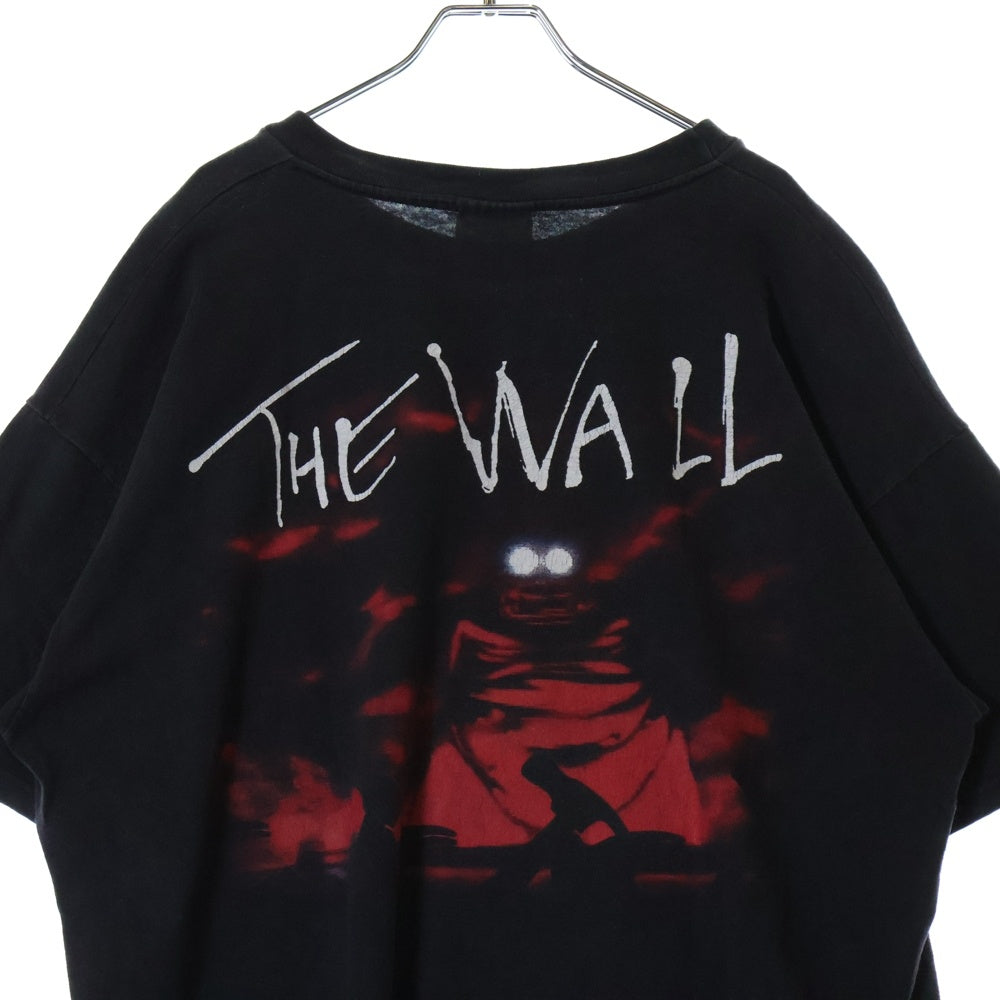 VINTAGE(ヴィンテージ) 90s PINK FLOYD THE WALL ピンクフロイド ザウォール 両面プリント Tシャツ 半袖カットソー ブラック