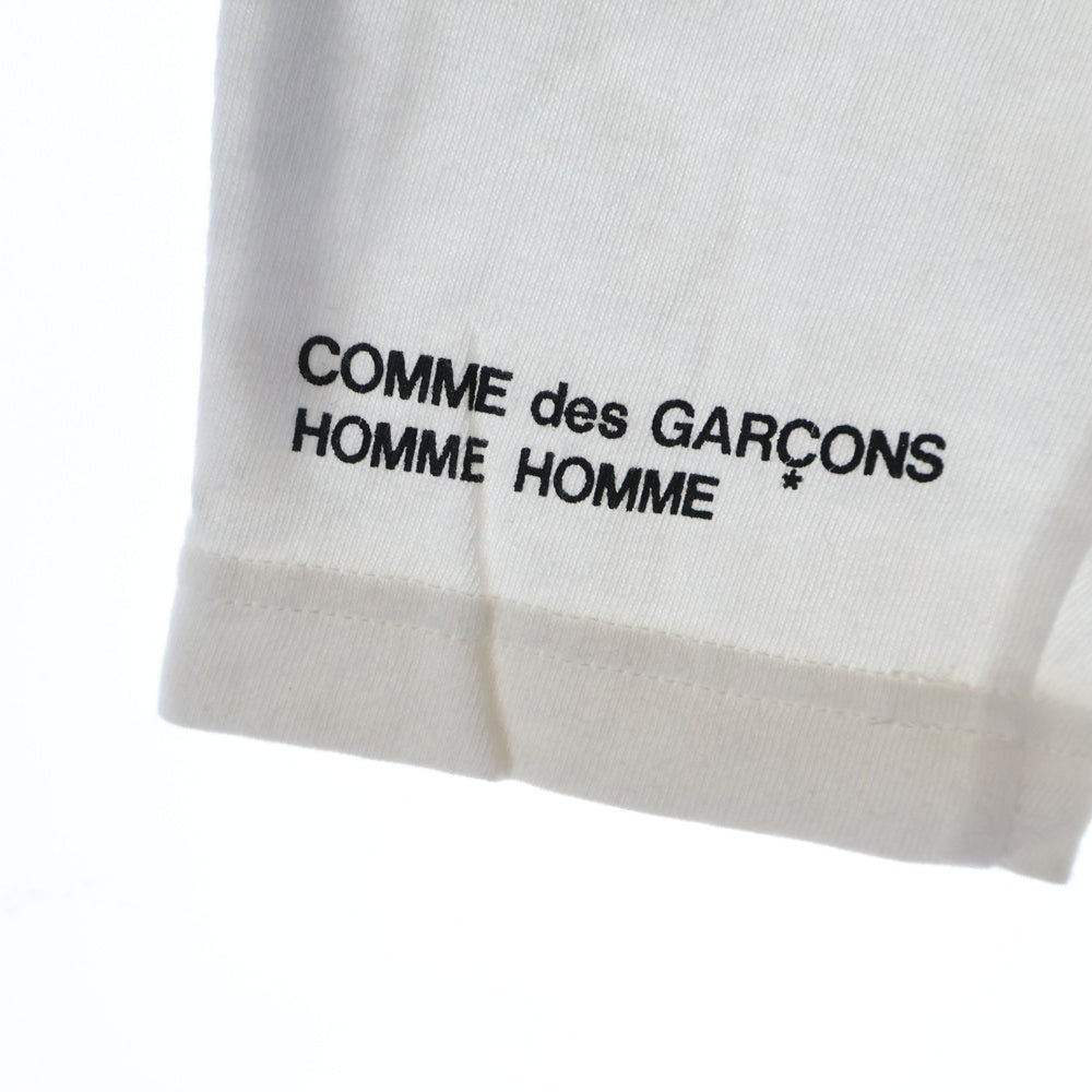 COMME des GARCONS HOMME(コムデギャルソンオム) FLAME L/S AD2001 袖フレイム 長袖カットソー IC-T003 ホワイト