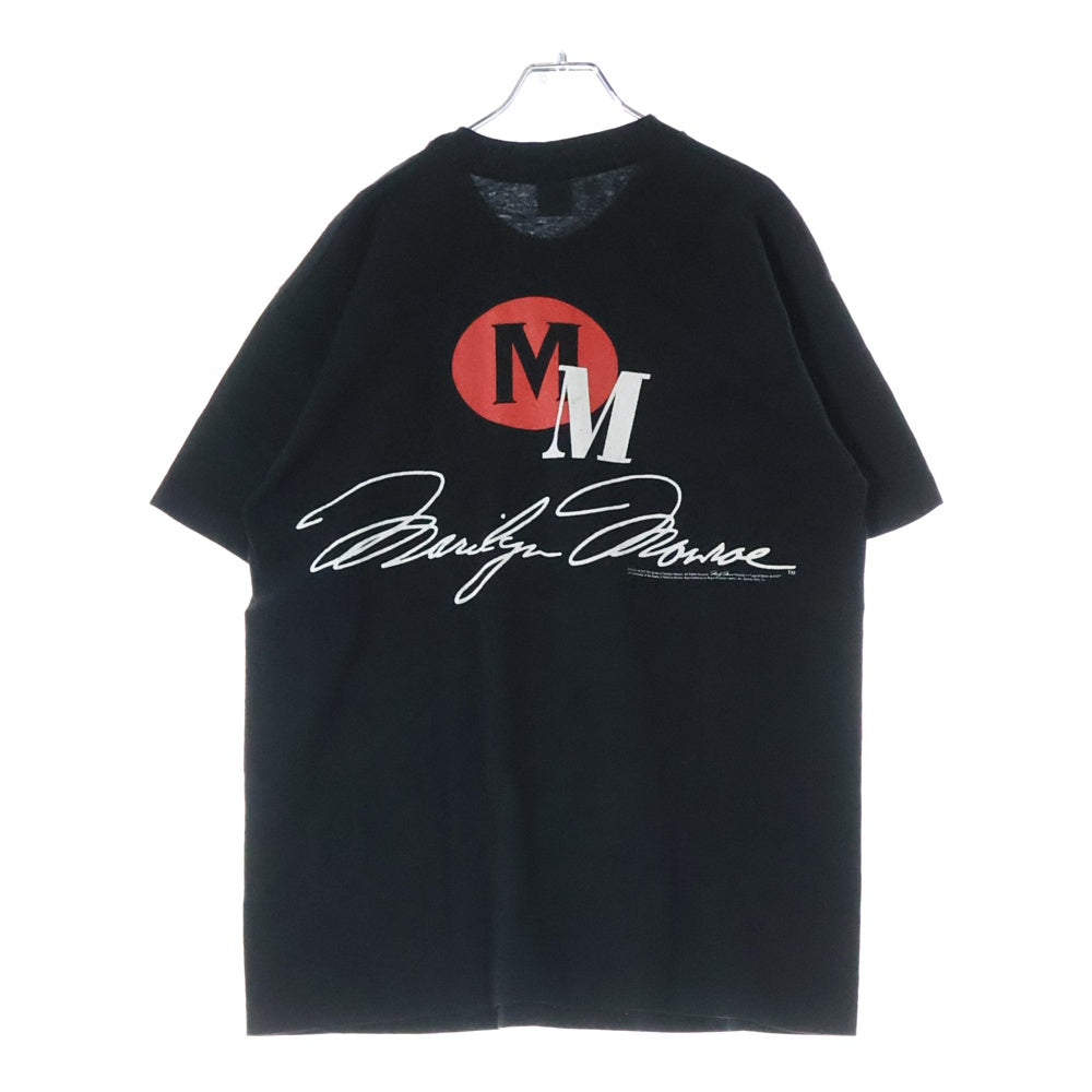 VINTAGE(ヴィンテージ) 90s MARILIN MONROE マリリンモンロー S/S 半袖カットソー ブラック