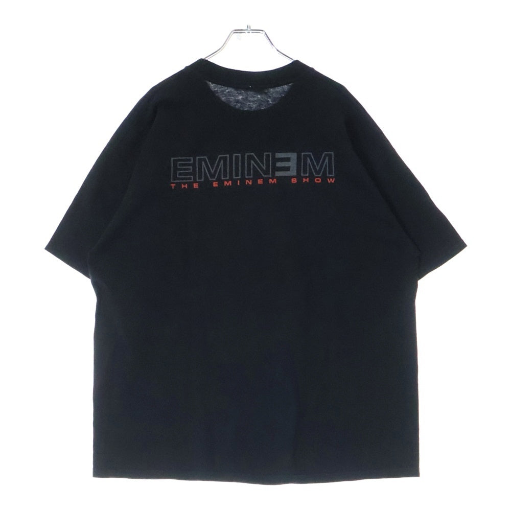VINTAGE(ヴィンテージ) 00s THE EMINEM SHOW 2003 TEE エミネム 両面プリント半袖Tシャツ カットソー ブラック