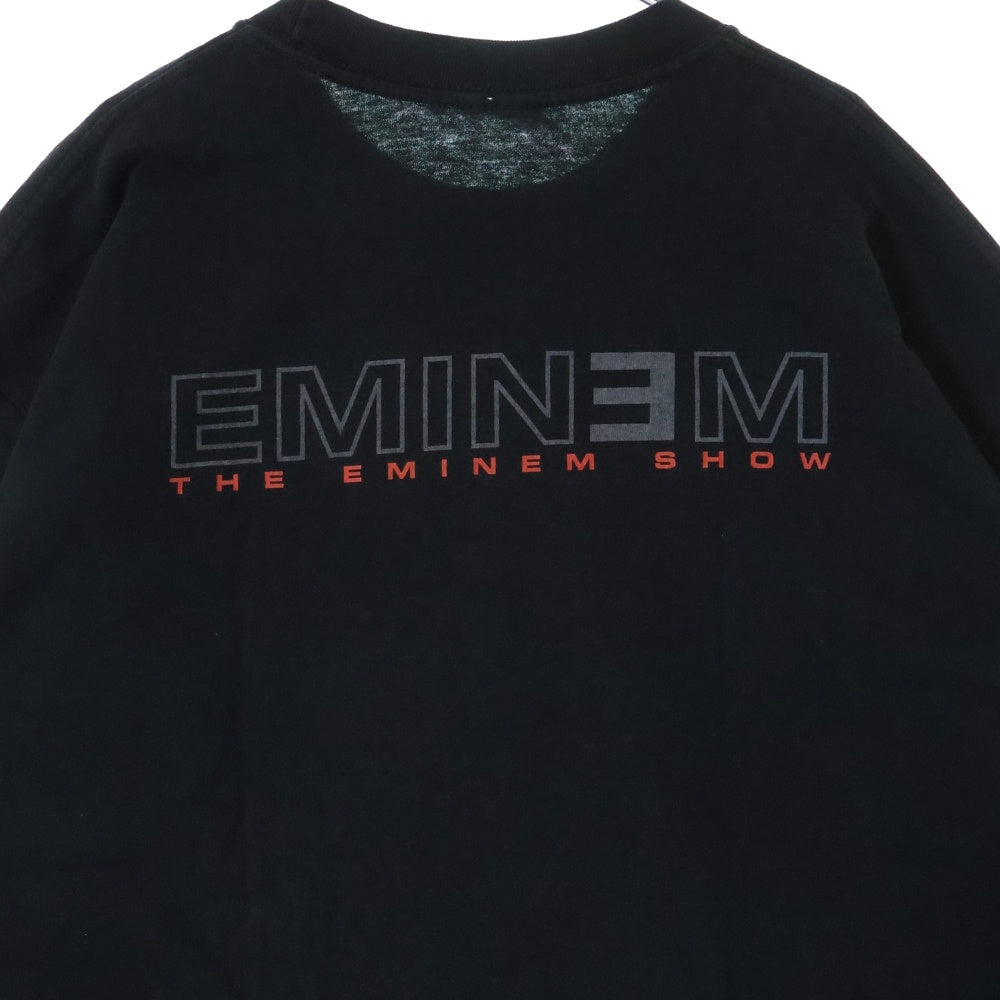 VINTAGE(ヴィンテージ) 00s THE EMINEM SHOW 2003 TEE エミネム 両面プリント半袖Tシャツ カットソー ブラック