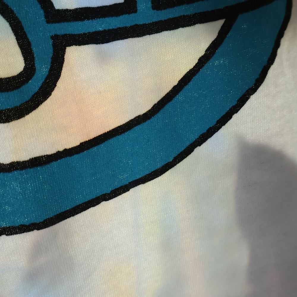 VINTAGE(ヴィンテージ) 90s JIMMY PAGE ROBERT PLANT ジミーペイジ ロバートプラント 両面プリント 半袖Tシャツ カットソー ホワイト