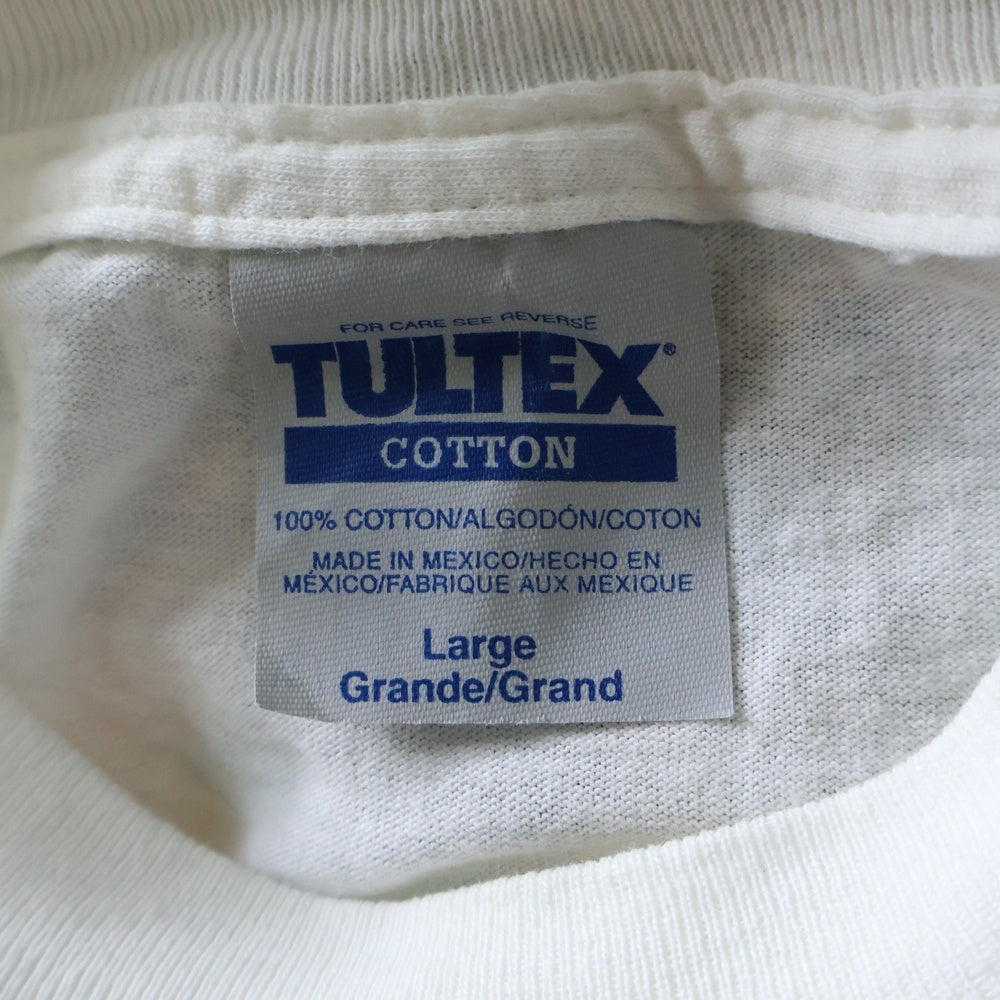 VINTAGE(ヴィンテージ) 90s JIMMY PAGE ROBERT PLANT ジミーペイジ ロバートプラント 両面プリント 半袖Tシャツ カットソー ホワイト