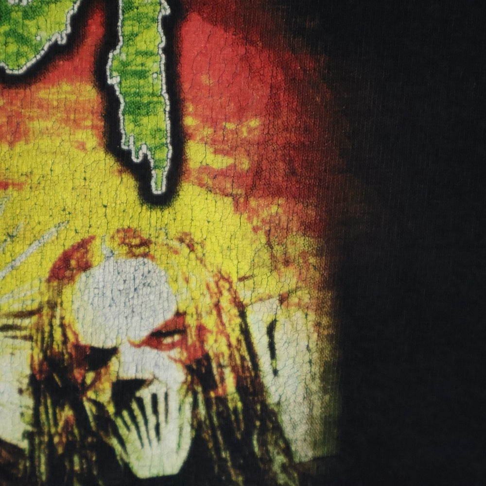 VINTAGE(ヴィンテージ) 00s SLIPKNOT 2004 TENNESSEE RIVER スリップノット フロントプリント 半袖Tシャツ カットソー ブラック