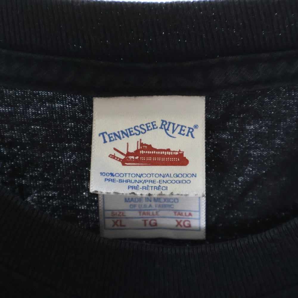 VINTAGE(ヴィンテージ) 00s SLIPKNOT 2004 TENNESSEE RIVER スリップノット フロントプリント 半袖Tシャツ カットソー ブラック
