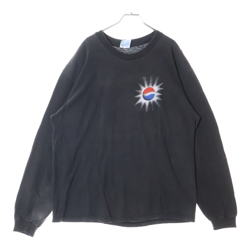 VINTAGE(ヴィンテージ) 90s PEPSI THE STAR WARS TRILOGY EDITION L/S 1996 ペプシ スターウォーズ 両面プリント 長袖Tシャツ カットソー ブラック