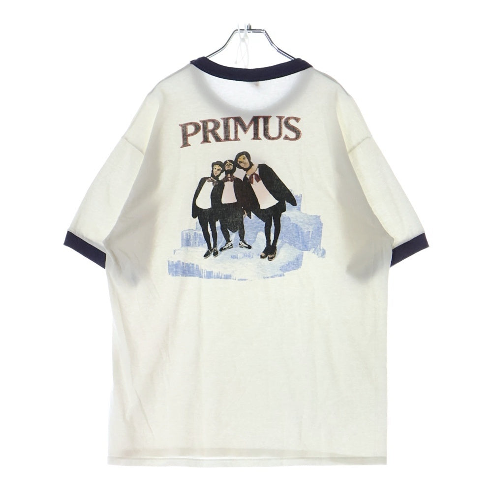 VINTAGE(ヴィンテージ) 90s PRIMUS プライマス リンガーT 両面プリント 半袖Tシャツ カットソー ホワイト