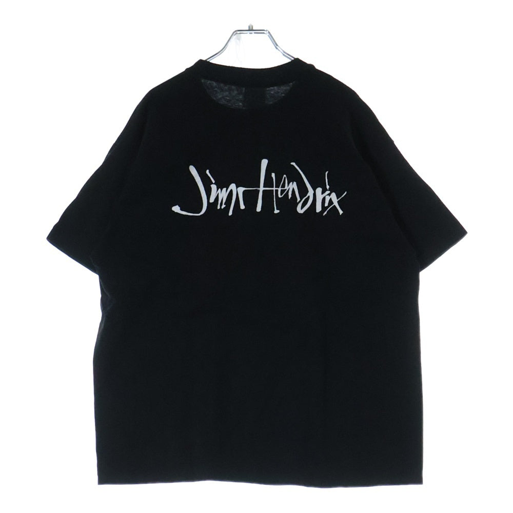 VINTAGE(ヴィンテージ) 90s JIMI HENDRIX ジ ミヘンドリクス 両面プリント 半袖Tシャツ カットソー ブラック