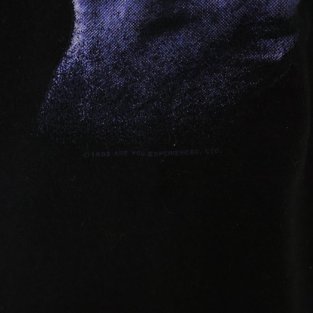 VINTAGE(ヴィンテージ) 90s JIMI HENDRIX ジ ミヘンドリクス 両面プリント 半袖Tシャツ カットソー ブラック