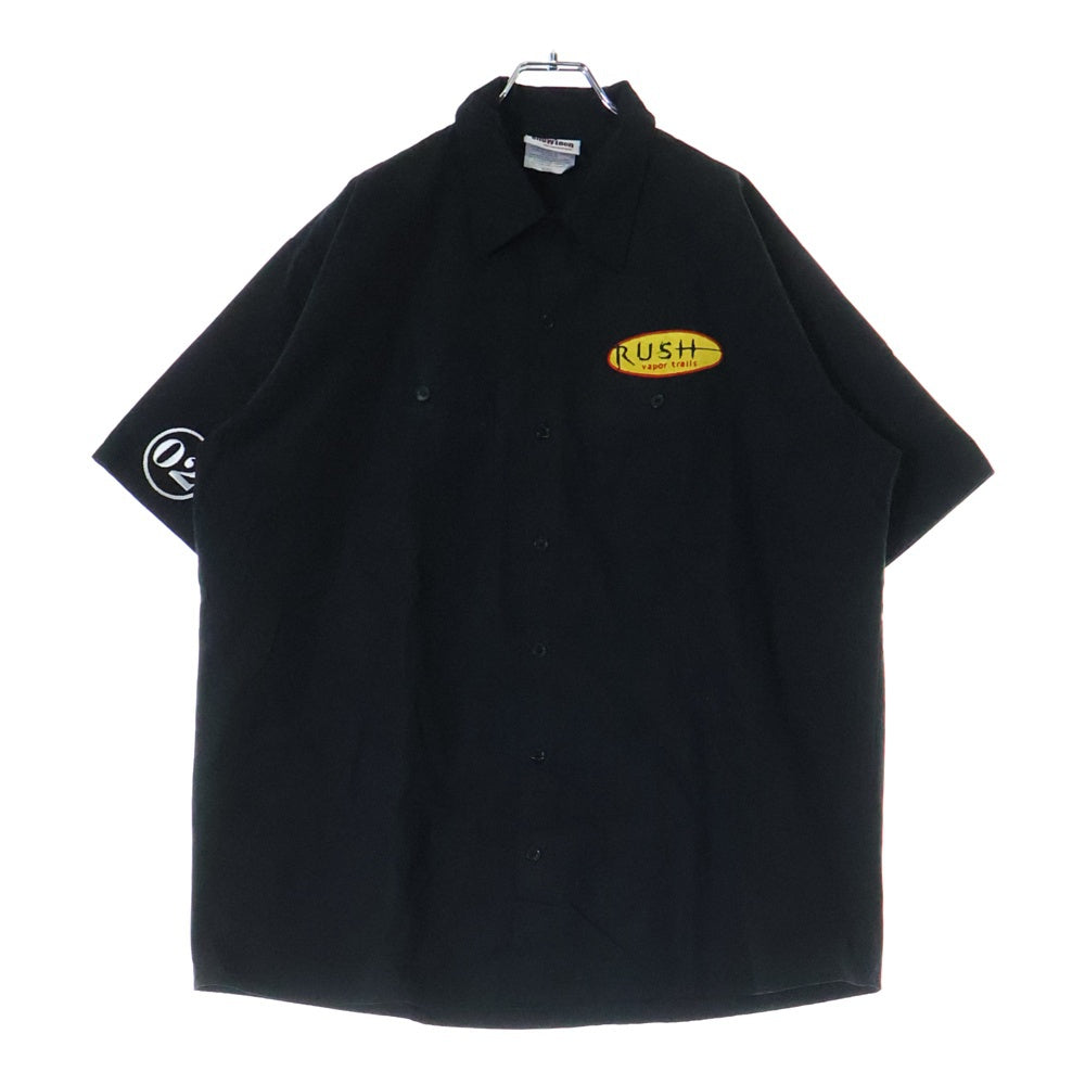 VINTAGE(ヴィンテージ) 00s RUSH VAPOR TRAILS S/S SHIRTS ラッシュ ヴェイパー トレイルズ 半袖シャツ ブラック