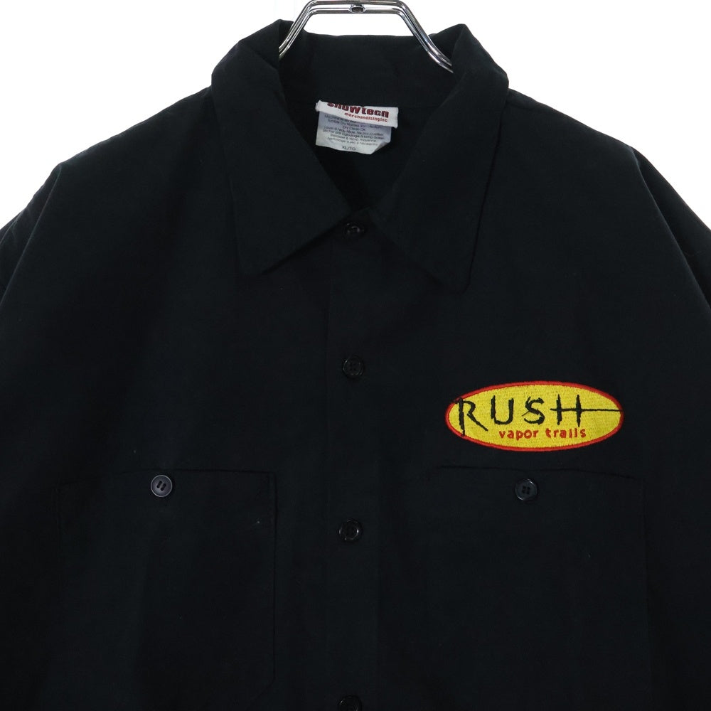 VINTAGE(ヴィンテージ) 00s RUSH VAPOR TRAILS S/S SHIRTS ラッシュ ヴェイパー トレイルズ 半袖シャツ ブラック
