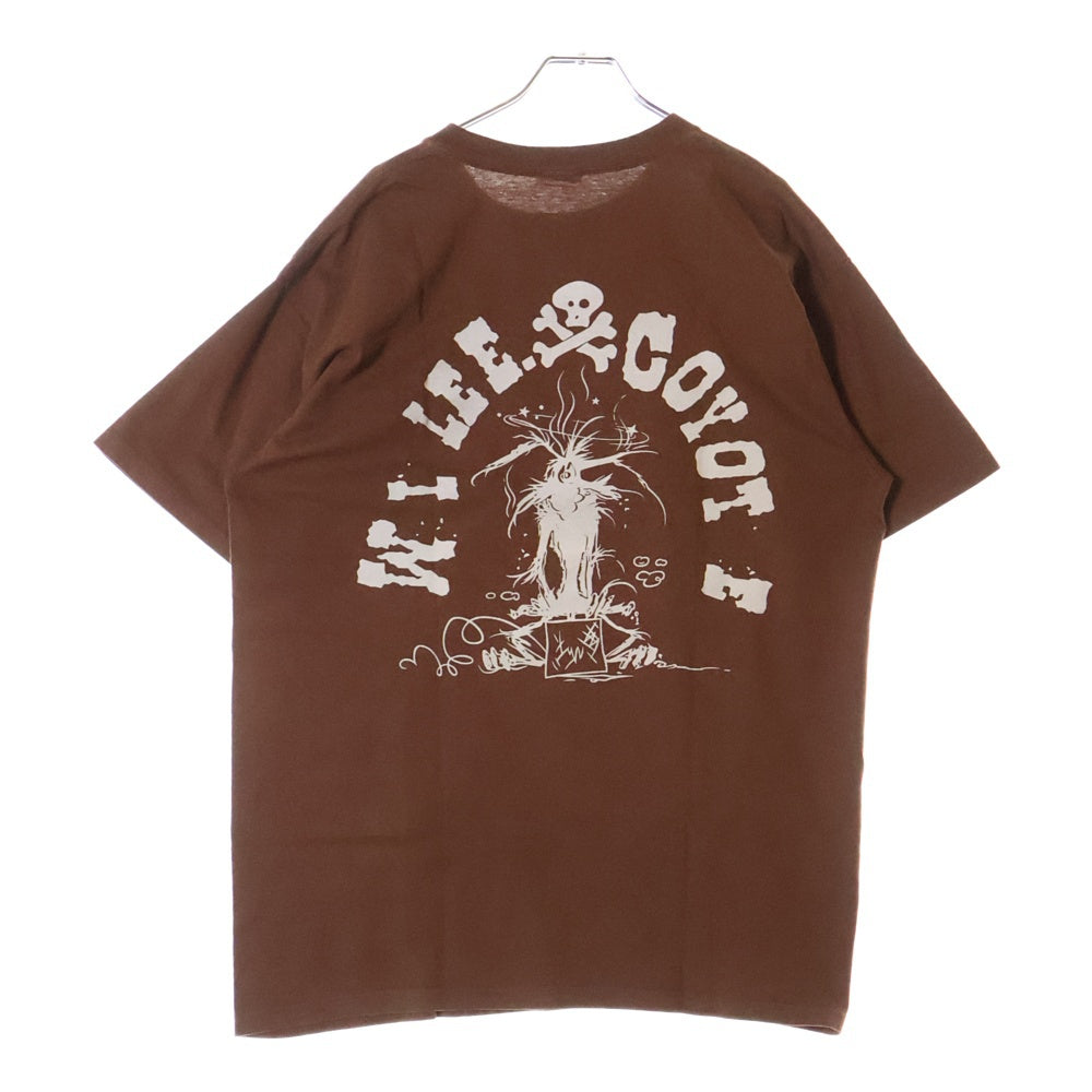 VINTAGE(ヴィンテージ) 00s LOONY TUNES WILE E COYOTE ワイリー コヨーテ 半袖Tシャツ カットソー ブラウン