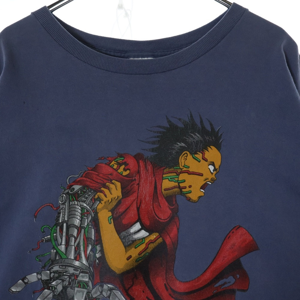 VINTAGE(ヴィンテージ) 90s AKIRA TETSUO ARM NAVY TEE アキラ 鉄雄 アームプリント半袖Tシャツ カットソー ネイビー