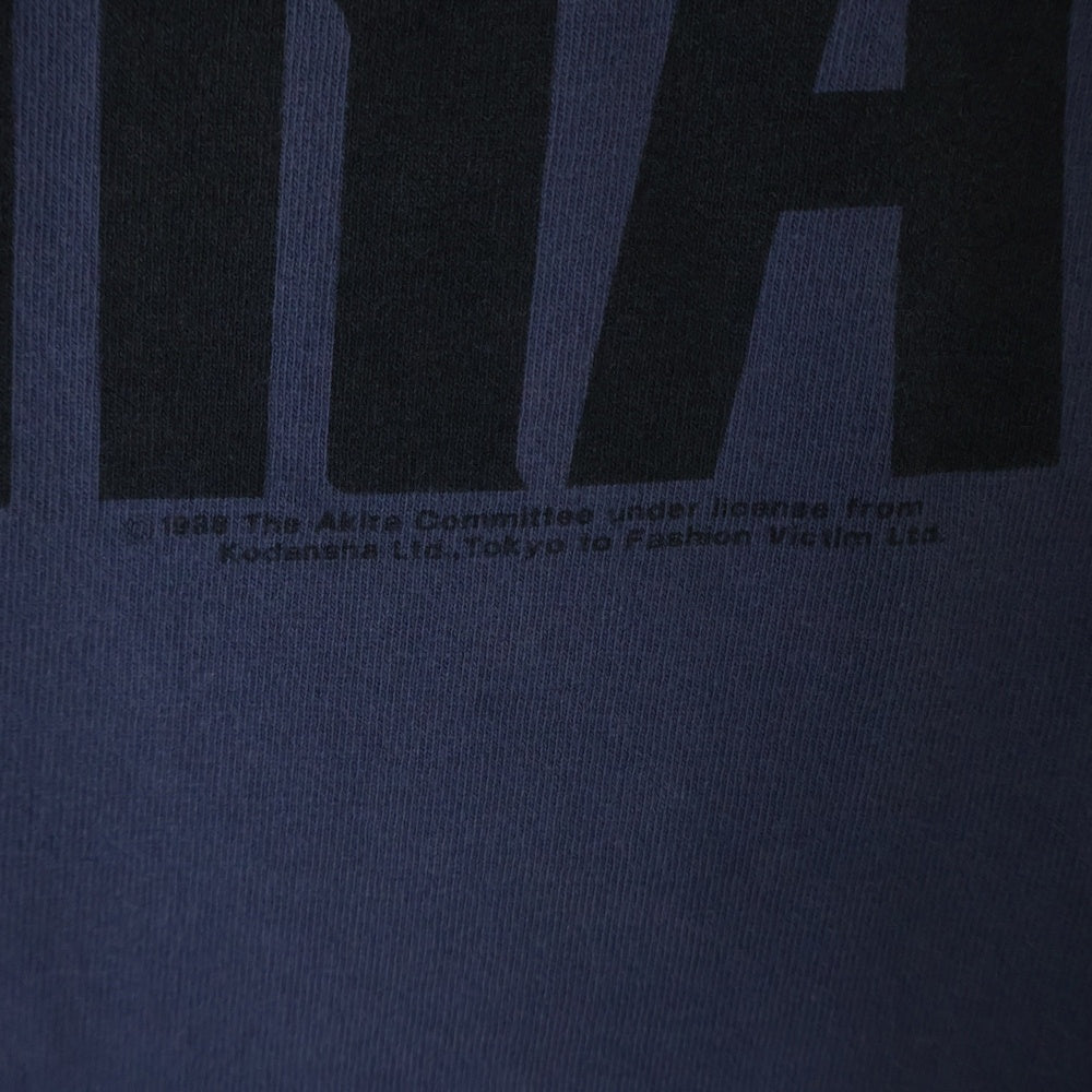 VINTAGE(ヴィンテージ) 90s AKIRA TETSUO ARM NAVY TEE アキラ 鉄雄 アームプリント半袖Tシャツ カットソー ネイビー