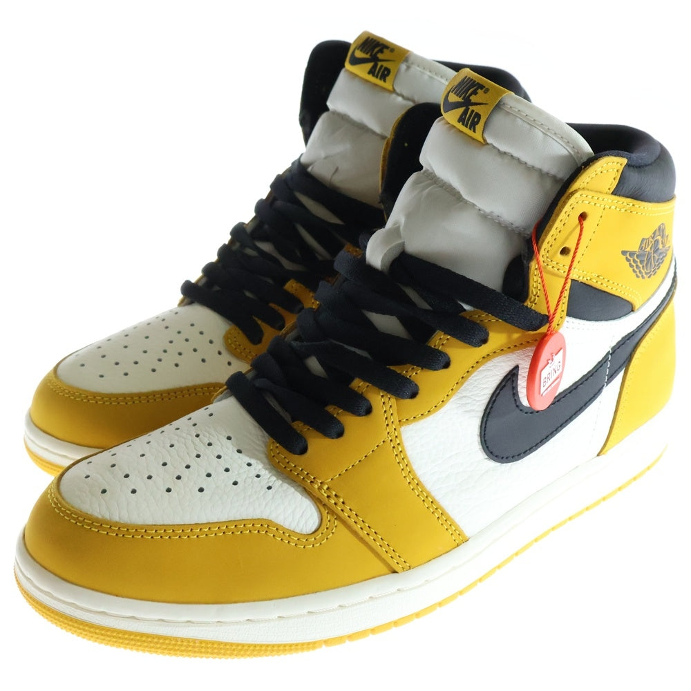 NIKE(ナイキ) Air Jordan 1 Retro High OG Yellow Ochre ナイキ エアジョーダン1 レトロ ハイ OG イエローオークル ハイカットスニーカー DZ5485-701 US10.5/28.5cm