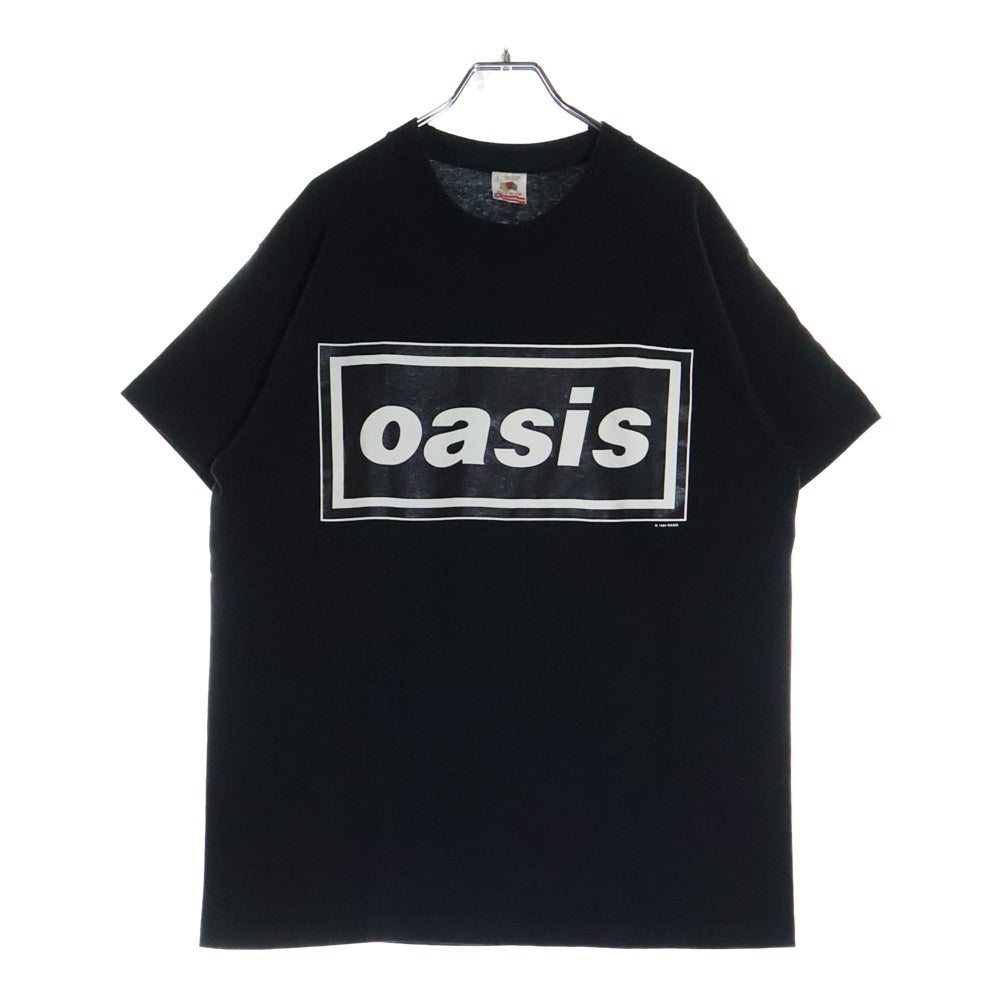VINTAGE(ヴィンテージ) 90s oasis LOGO TEE オアシス ロゴ Tシャツ 半袖カットソー ブラック