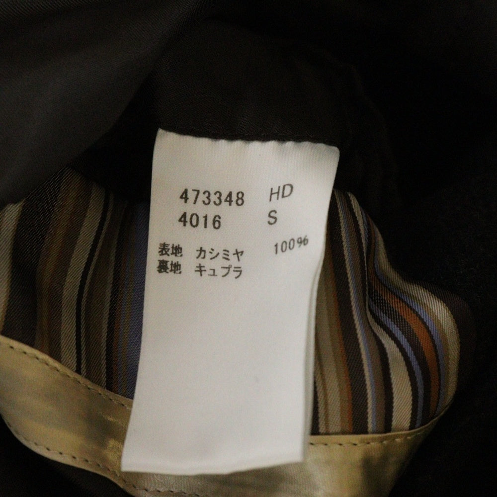 Paul Smith LONDON(ポールスミス ロンドン) CASHMERE CHESTER COAT 473348 カシミヤ チェスター コート ブラウン