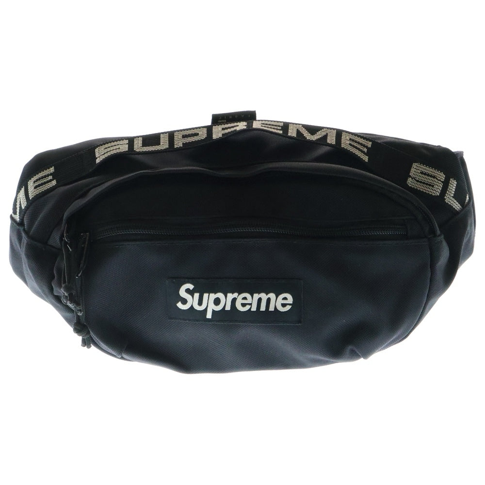 SUPREME(シュプリーム) 18SS Waist Bag BOX LOGO ボックス ロゴ ウェストバッグ ブラック