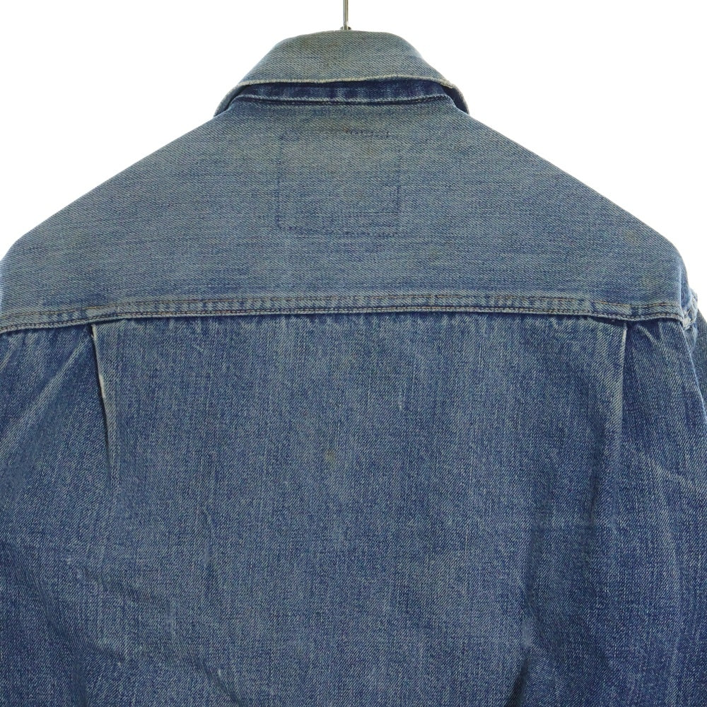 VINTAGE(ヴィンテージ) 50s 507XX 2nd BIG E ボタン裏刻印17 革パッチ セカンド デニム ジャケット インディゴ
