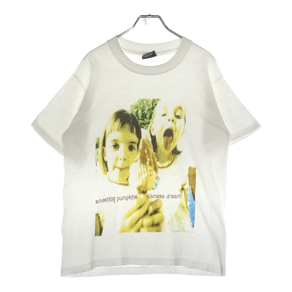 VINTAGE(ヴィンテージ) 90s THE SMASHING PUMPKINS SIAMESE DREAM スマッシングパンプキンズ プリント 半袖Tシャツ ホワイト