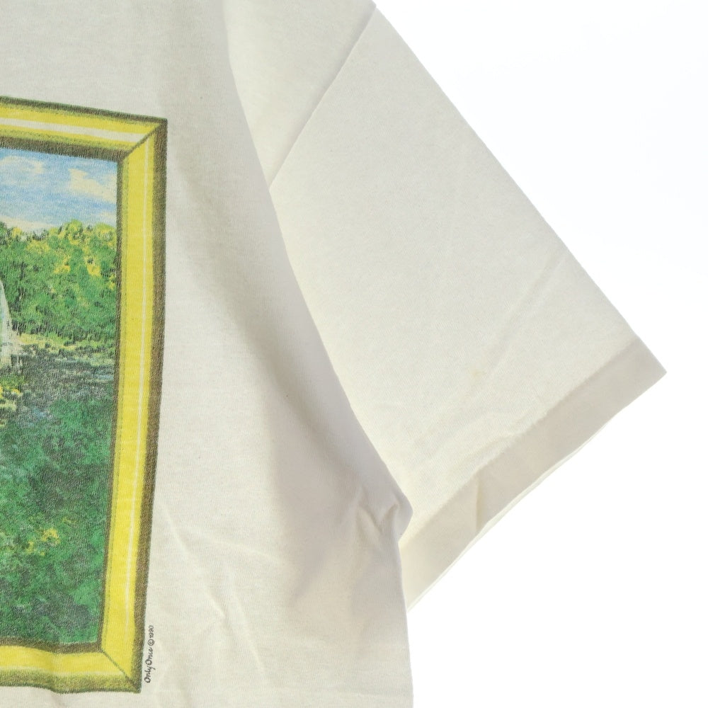 VINTAGE(ヴィンテージ) 90s CLAWED MONET ART TEE クロードモネ アート Tシャツ 半袖カットソー ホワイト