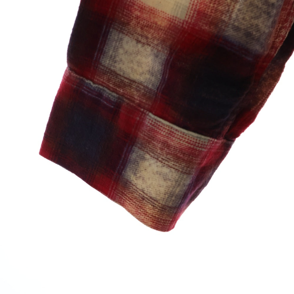 VINTAGE(ヴィンテージ) 60s PINE WOOD PRINTNEL SHIRT プリネル チェック 長袖 シャツ レッド
