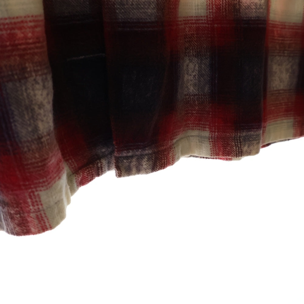VINTAGE(ヴィンテージ) 60s PINE WOOD PRINTNEL SHIRT プリネル チェック 長袖 シャツ レッド