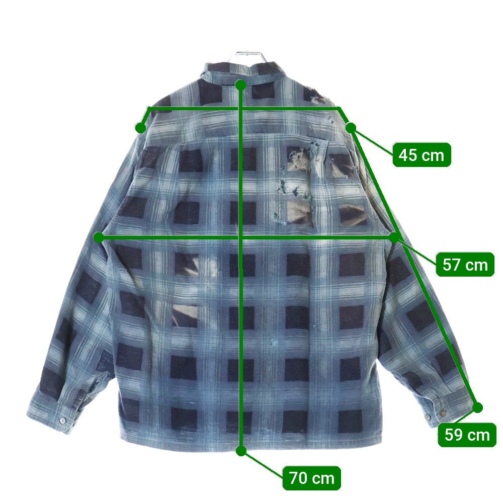 VINTAGE(ヴィンテージ) 60s PENNEYS TOWNCRAFT FLANNEL CHECK SHIRT タウンクラフト フランネル チェック シャツ ブルー