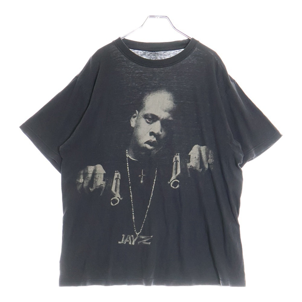 VINTAGE(ヴィンテージ) 00s JAYーZ RAP TEE ジェイジー フロント プリント Tシャツ 半袖カットソー ブラック