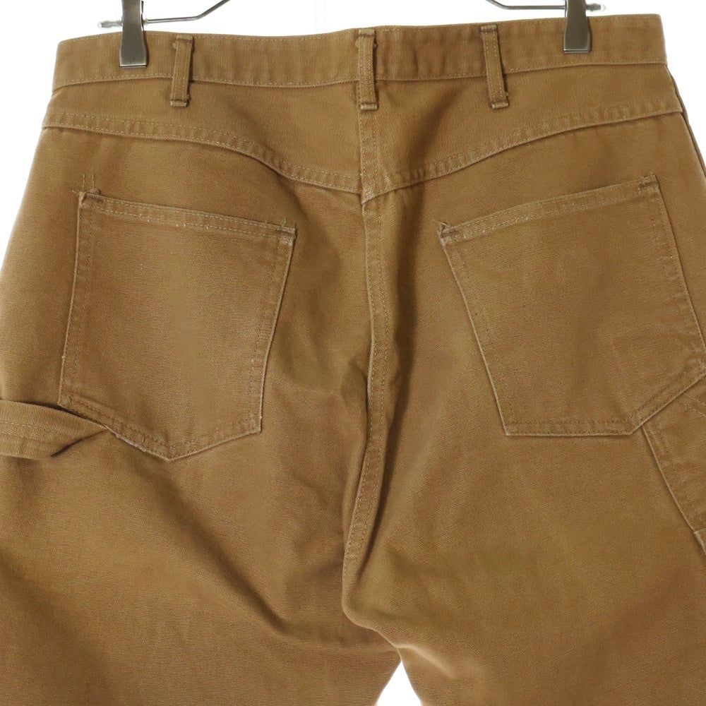 CARHARTT(カーハート) 60s COTTON DUCK WORK PANTS デカC 42TALONジップ コットンダック ワークパンツ キャメル