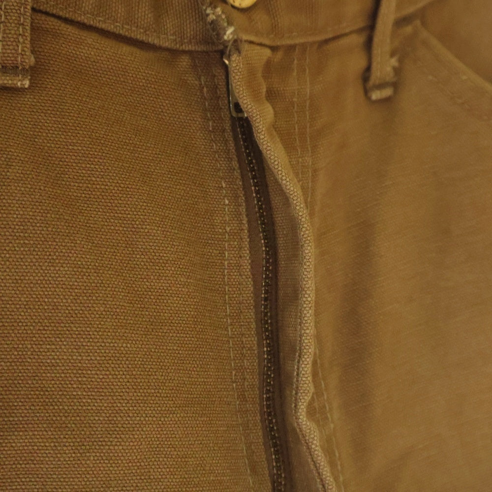CARHARTT(カーハート) 60s COTTON DUCK WORK PANTS デカC 42TALONジップ コットンダック ワークパンツ キャメル