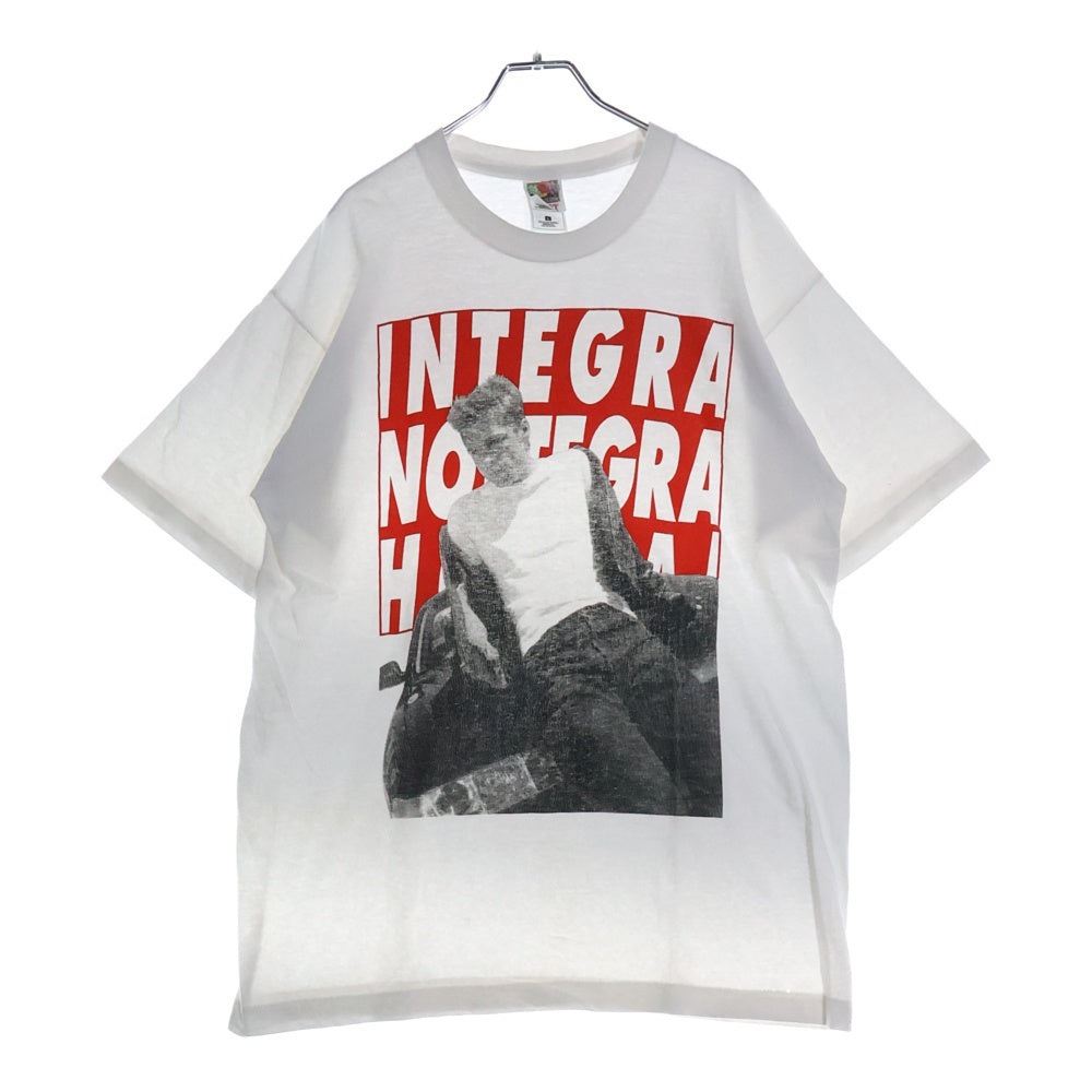 VINTAGE(ヴィンテージ) 90s BRAD PITT HONDA INTEGRA PROMO ASH ブラッドピット ホンダ インテグラ フロント プリント Tシャツ 半袖カットソー ホワイト