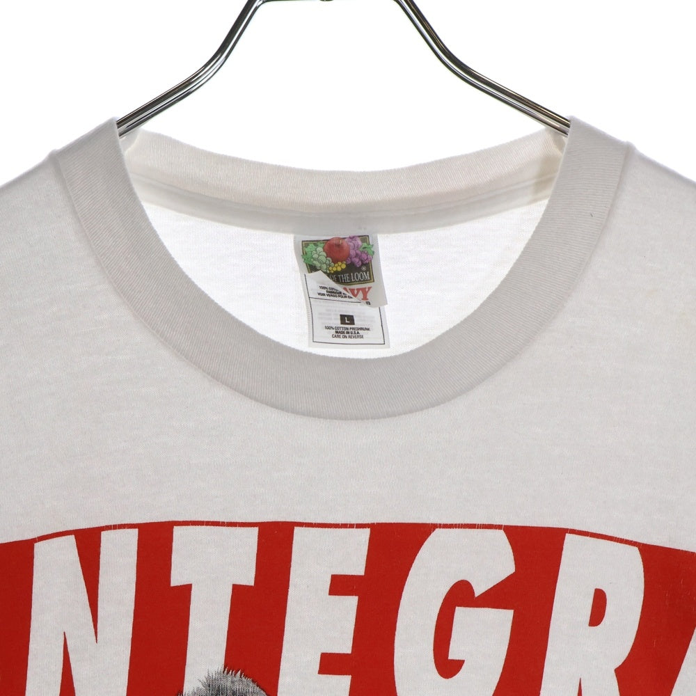 VINTAGE(ヴィンテージ) 90s BRAD PITT HONDA INTEGRA PROMO ASH ブラッドピット ホンダ インテグラ フロント プリント Tシャツ 半袖カットソー ホワイト