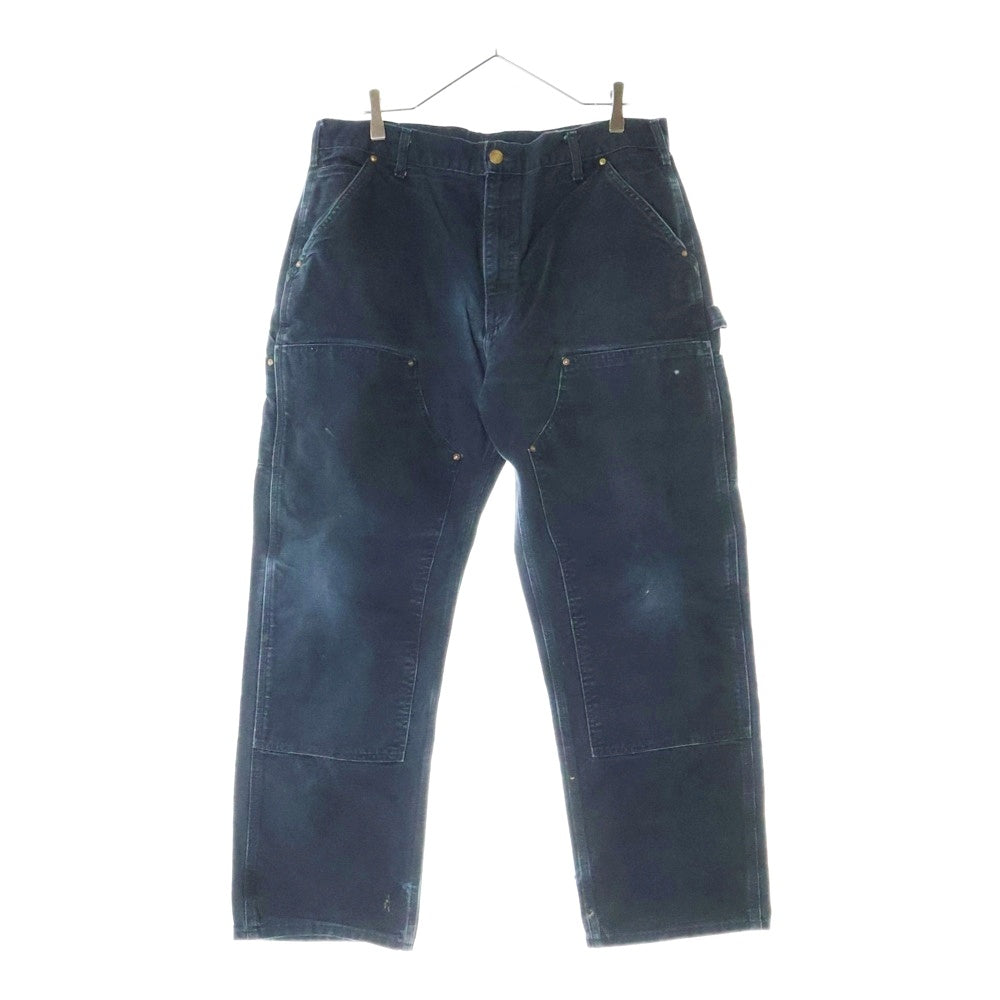 CARHARTT(カーハート) DOUBLE KNEE COTTON DUCK PAINTER PANTS ダブルニー カーペンターパンツ ペインター コットンダック ブラック MADE IN USA
